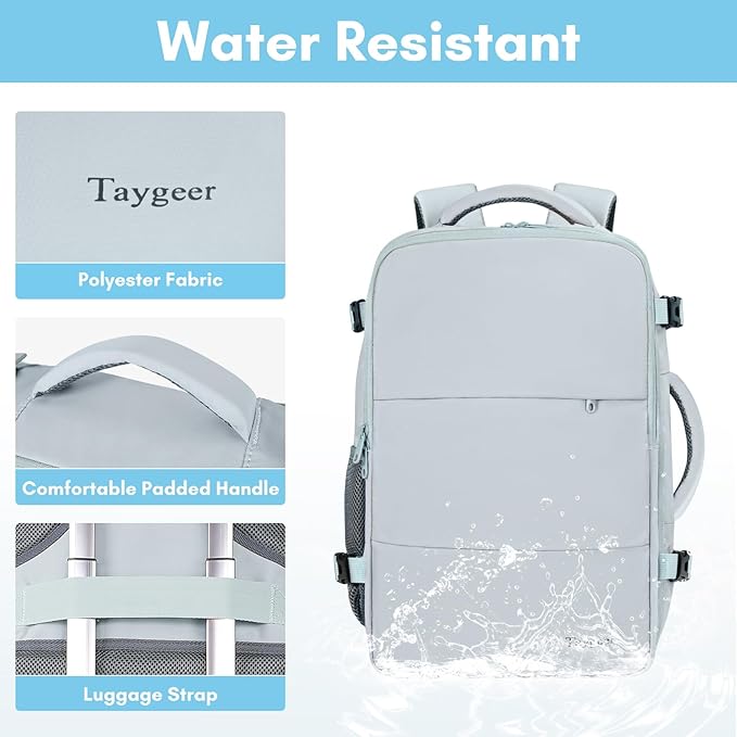 Taygeer Carry On Backpack, 40l Travel Backpack - Image 7