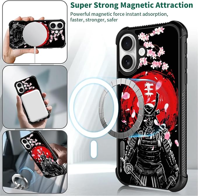 for iPhone 17 Case, for MagSafe Graphic Design for Girl Boy Soft Silicone Hard - Image 5