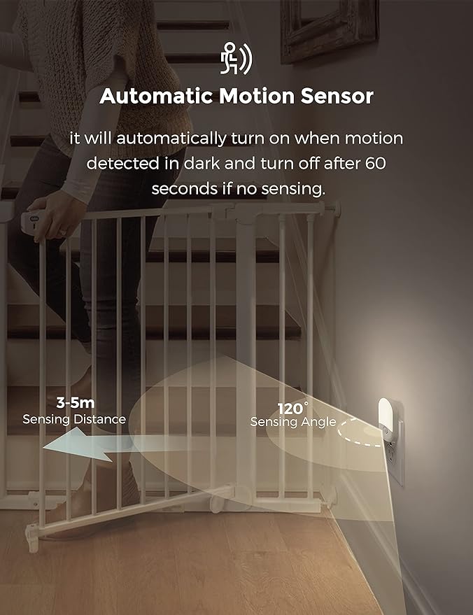 L LOHAS LED Motion Sensor Night Light, Motion Activated Night Light, Daylight - Image 6