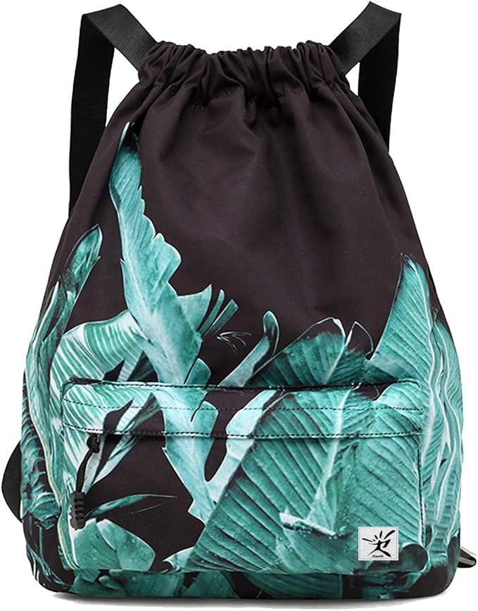 Waterproof Drawstring Bag, Gym Bag Sackpack Sports Beach Backpack by Risefit