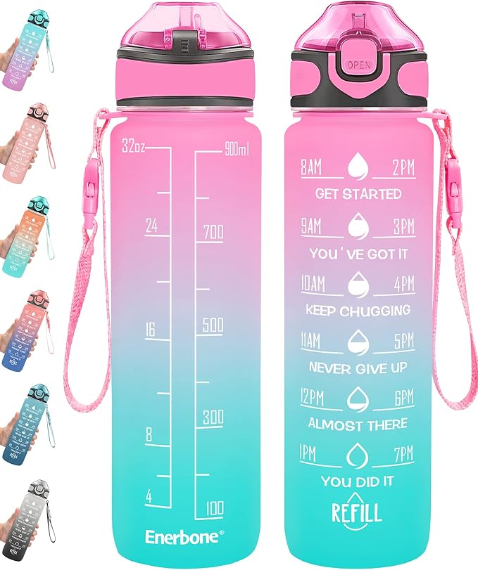 Enerbone 32 oz Drinking Water Bottle by Enerbone