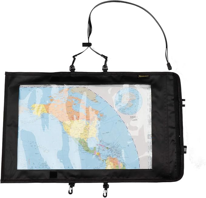 KOSIBATE Map Case, Waterproof Military Hiking Map Pouch Holder by Kosibate