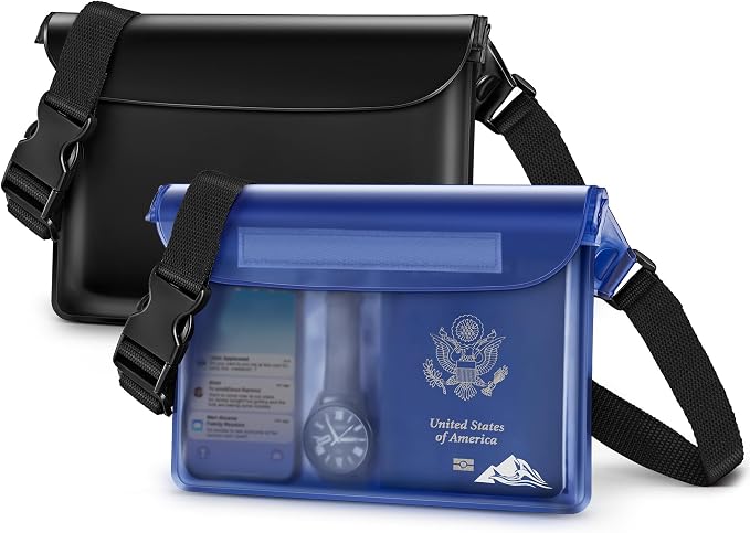 HEETA Waterproof Fanny Pack, Waterproof Pouch Dry Bag 2/3/4 Pack by HEETA