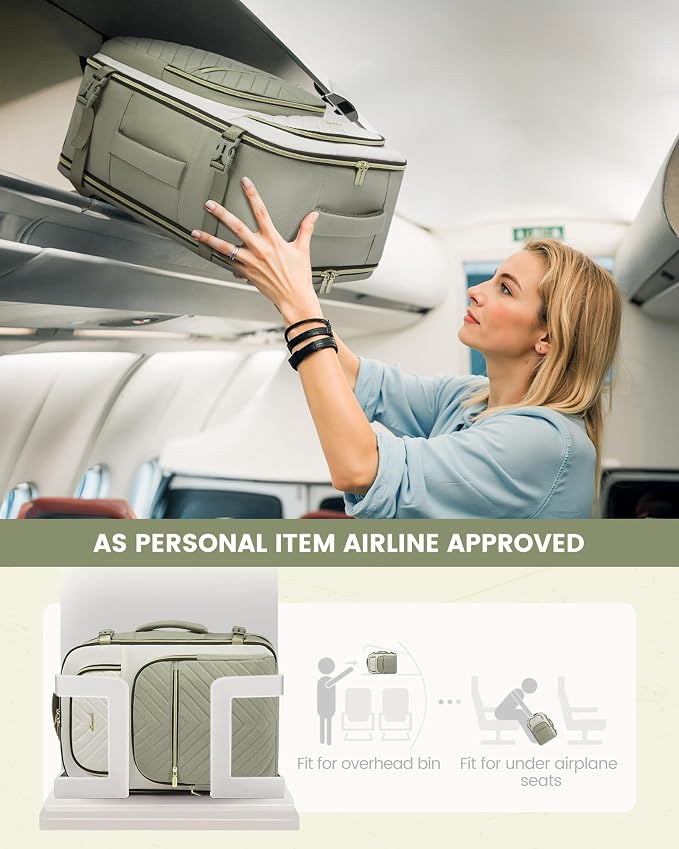LOVEVOOK Travel Backpack Carry on Flight Approved 50L, Waterproof TSA Travel - Image 2