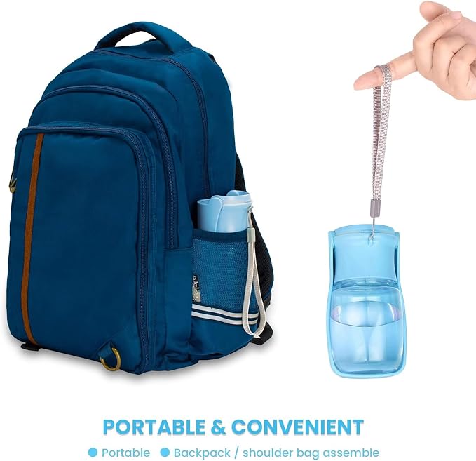 Portable Dog Water Bottle, Foldable Dog Water Bottle Leak Proof Dispenser - Image 5