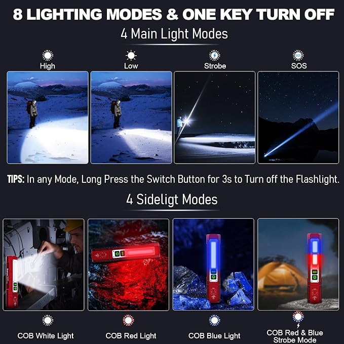 Banral Rechargeable Flashlights High Lumens - Image 6