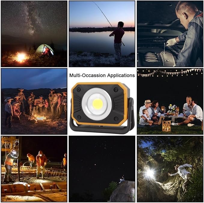 Sunzone Rechargeable LED Work Light, Portable Flood Light - Image 5