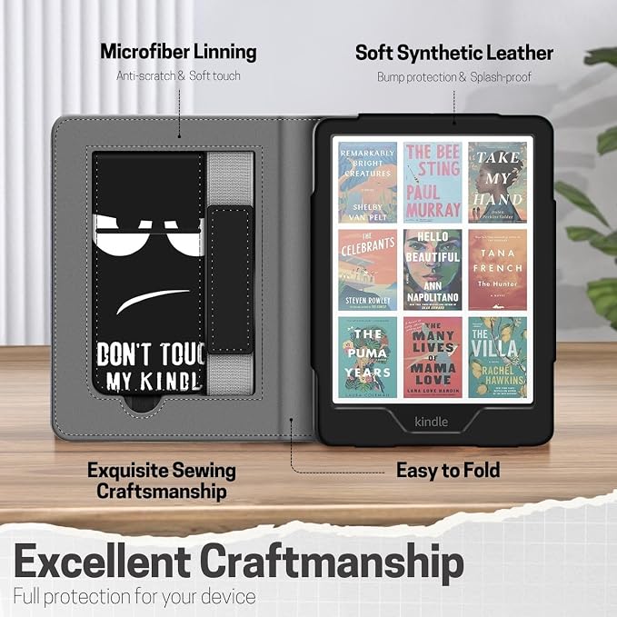 TNP Stand Case with Strap for Kindle Paperwhite 12th Gen 2024 / Kindle - Image 6
