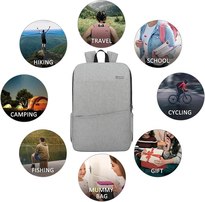 MAXTOP Deep Storage Laptop Backpack Business Anti-theft Backpacks College - Image 6