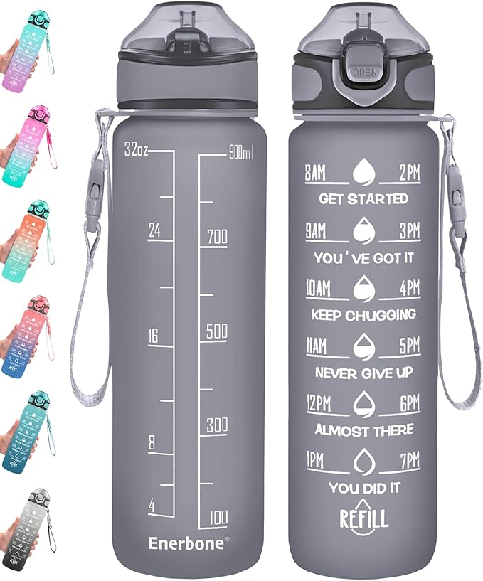 Enerbone 32 oz Drinking Water Bottle by Enerbone