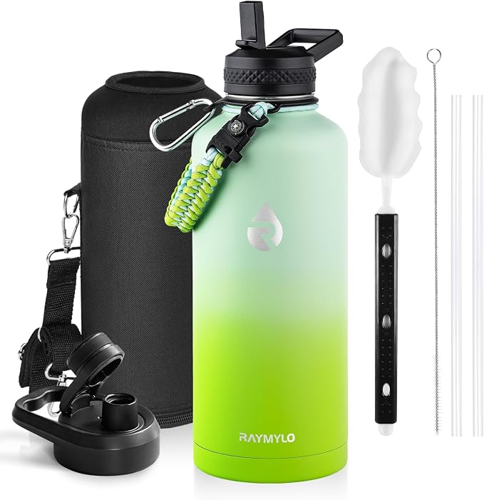 RAYMYLO Insulated Water Bottle 87 oz, Triple Wall Vacuum Stainless Steel by RAYMYLO