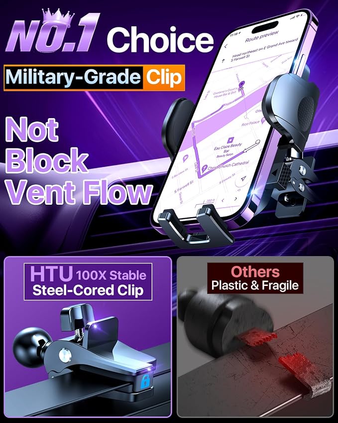 HTU 2026 Ultimate Best【True Military-Grade & Safety Cert】Car Phone - Image 6