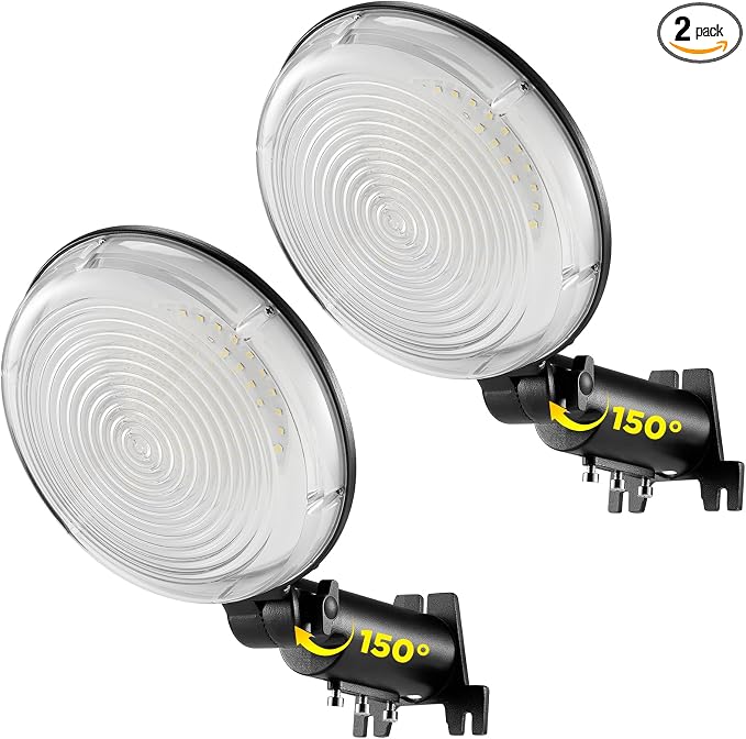 2 Pack LED Barn Light, 150W 21000LM Dusk to Dawn Outdoor Lighting, Yard Lights by WILLGOTOP