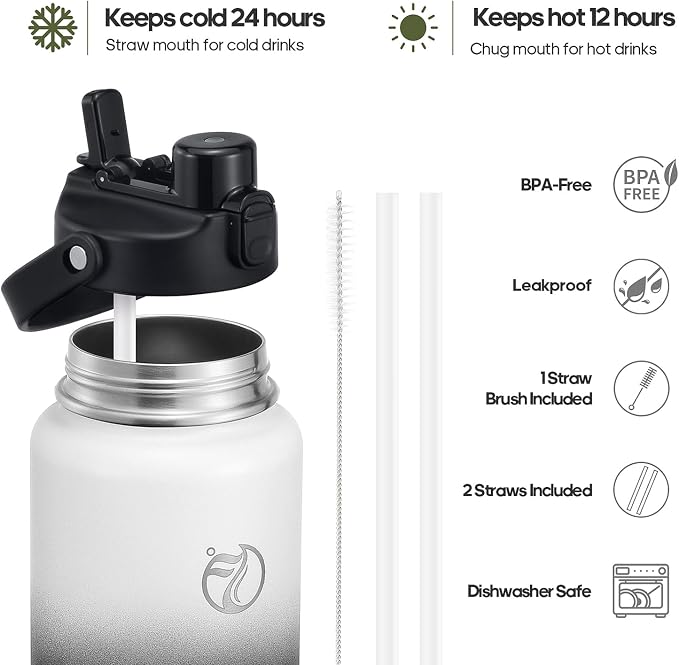 64oz Half Gallon Insulated Water Bottle - Image 5