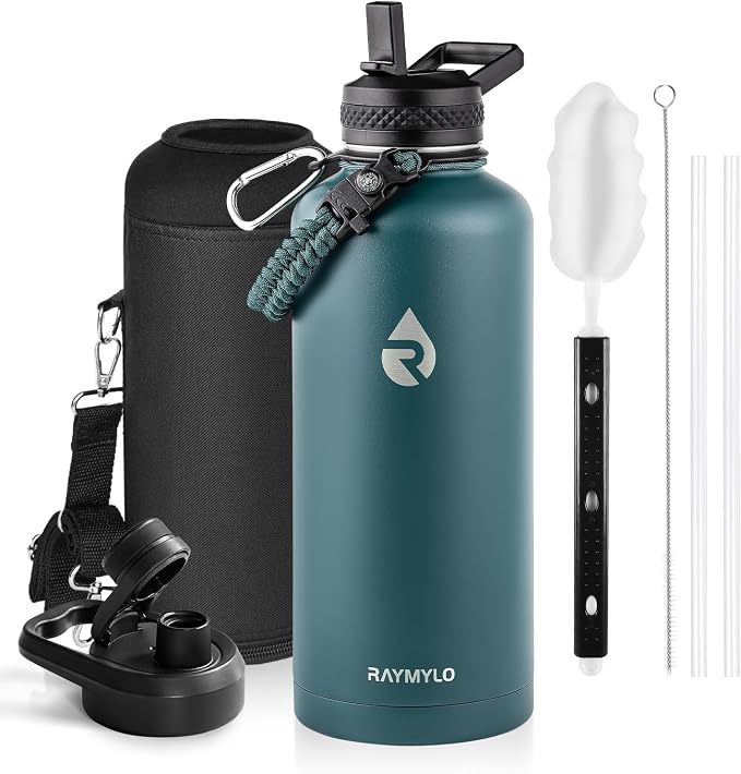 RAYMYLO Insulated Water Bottle 87 oz, Triple Wall Vacuum Stainless Steel by RAYMYLO