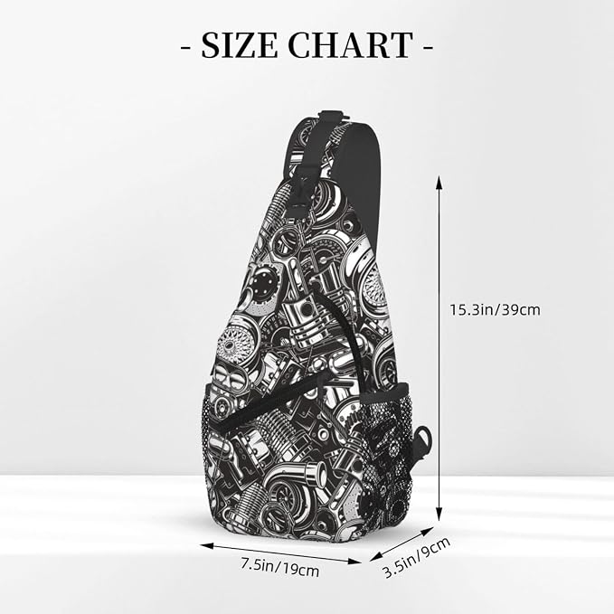 Sling Backpack For Men Hiking Daypack Crossbody Shoulder Bag Travel Chest Pack - Image 6