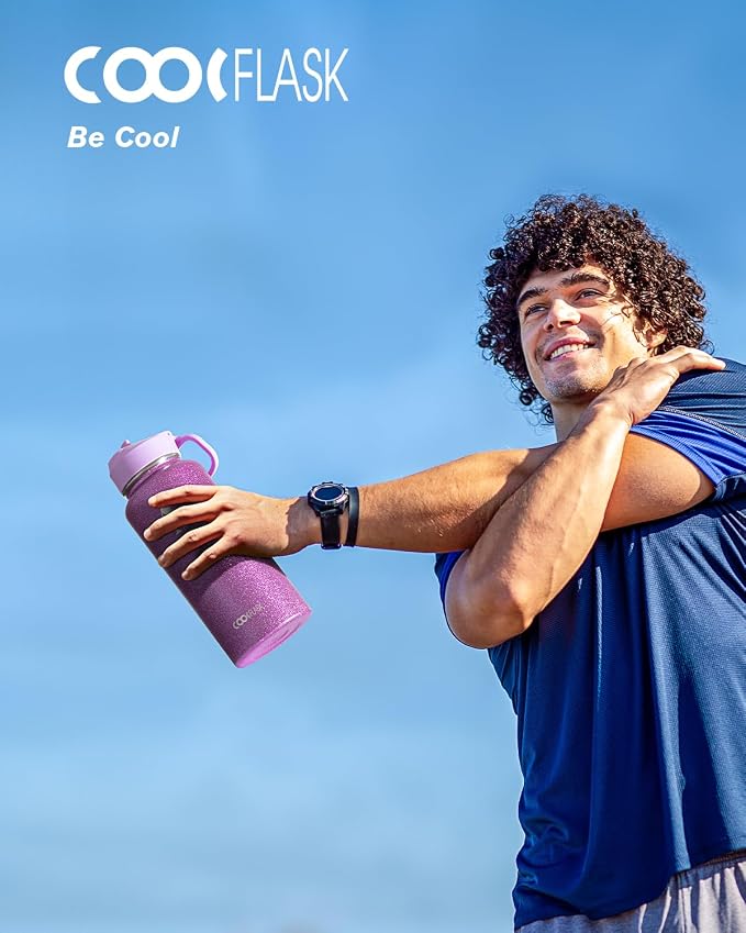 Coolflask Water Bottle 32 oz Insulated - Image 6