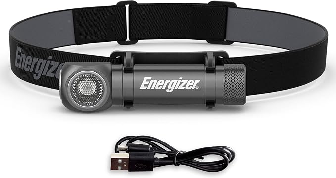 Energizer LED Headlamp Rechargeable X1000, Ultra Bright IPX4 Water Resistant by Energizer
