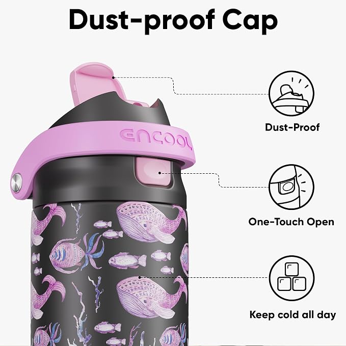 ENCOOL Leakproof Insulated Water Bottle - Image 2