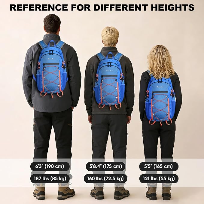 Seektop 20L Foldable Waterproof Hiking Backpack, Ultralight Small Lightweight - Image 9