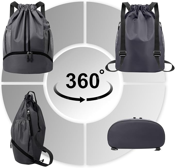 Hoedia Sports Drawstring Backpack - Image 6