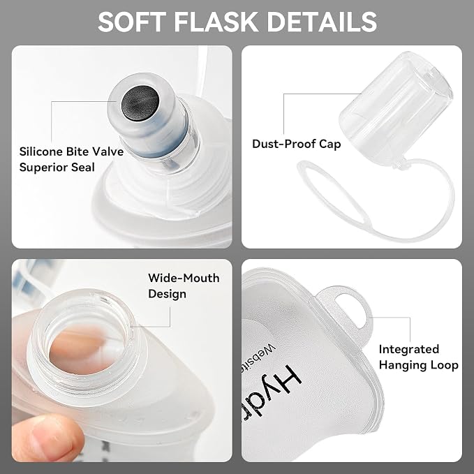 250ml Soft Flask Soft Water Bottle - Image 5