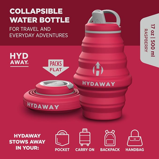 HYDAWAY 17oz Collapsible Water Bottle - Image 2
