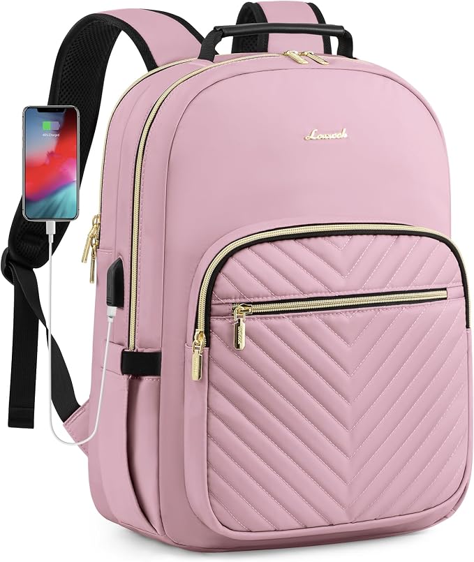 LOVEVOOK Laptop Backpack for Women, Travel Computer Work Bags by LOVEVOOK