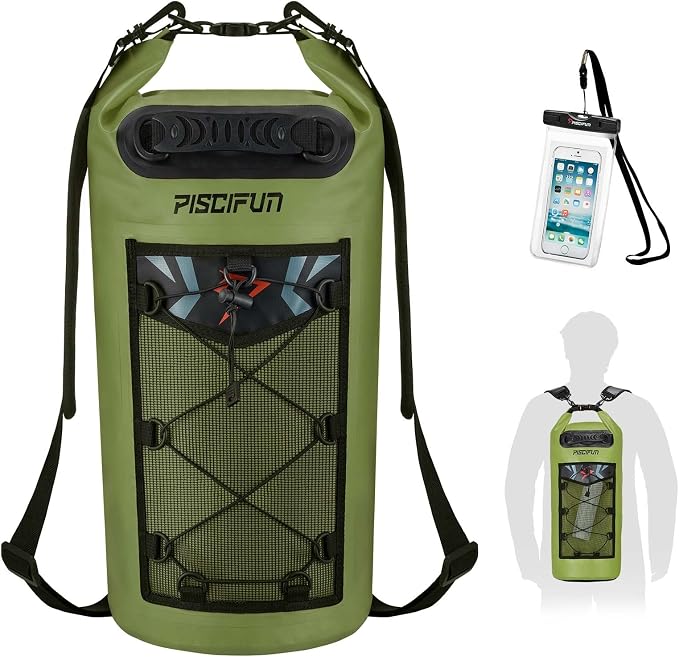 Piscifun Dry Bag, Waterproof Floating Backpack 10L/20L/30L/40L by Piscifun
