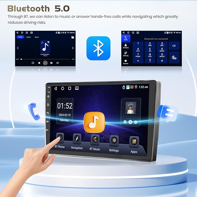Car Radio for Jeep Compass Patriot 2010-2016, Android 15 Car Stereo Wireless - Image 5