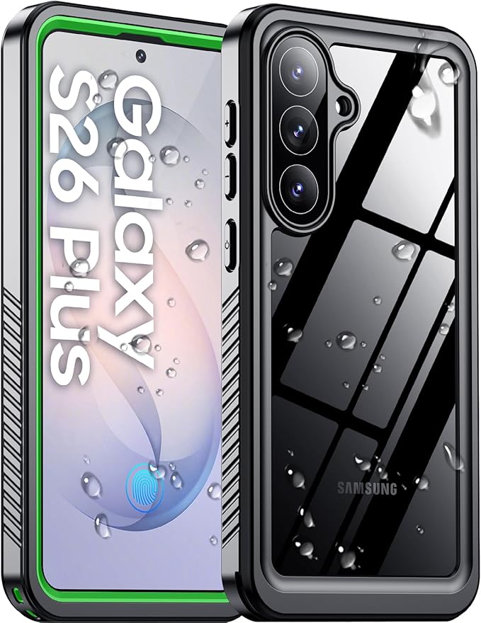 Temdan Designed for Samsung Galaxy S26 Plus Case Waterproof, Built-in Lens & by Temdan