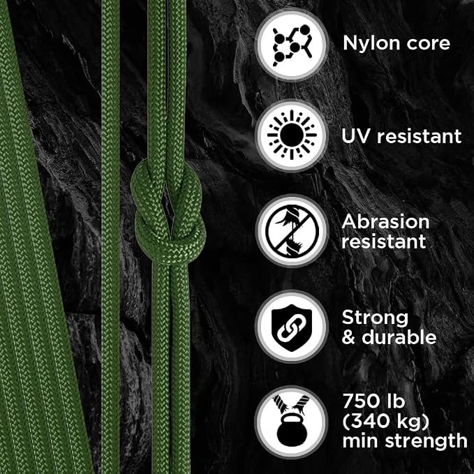 TECEUM 5/32" Paracord Rope 1000 – 1000ft / 200ft / 100ft / 50ft – Tactical - Image 3