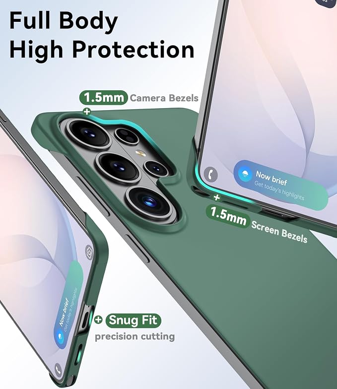 GRECAZO Slim Borderless for Samsung Galaxy S26 Ultra Phone Case 6.9" Ultra-Thin - Image 6