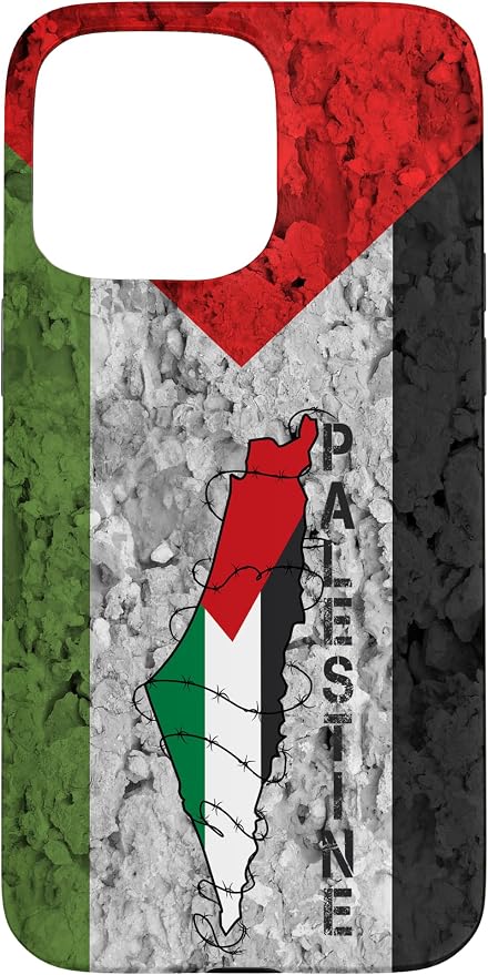 Kufiya PALESTINE Keffiyeh flag, Palestinian Map pattern Case by Unknown