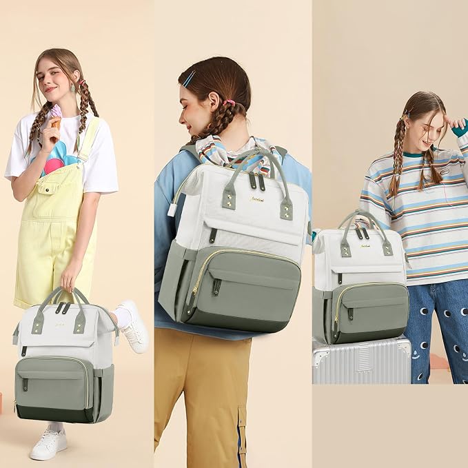 Focdod Laptop Backpack for Women Work Bag - Image 7