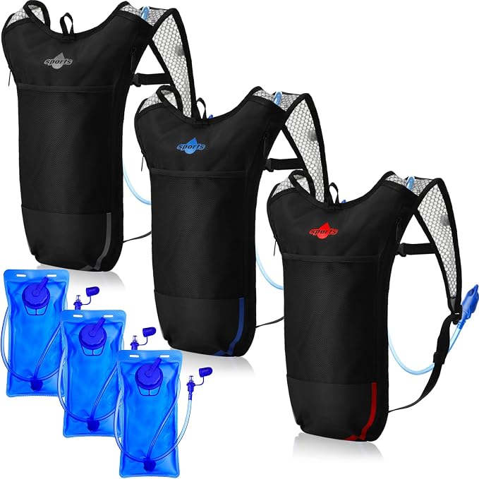 3 Pcs Hydration Backpack Pack by Reginary