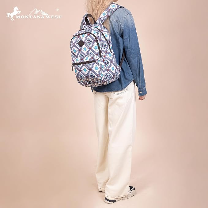 Montana West Backpack for Women Western Travel Backpack Purse Casual Daypack - Image 2
