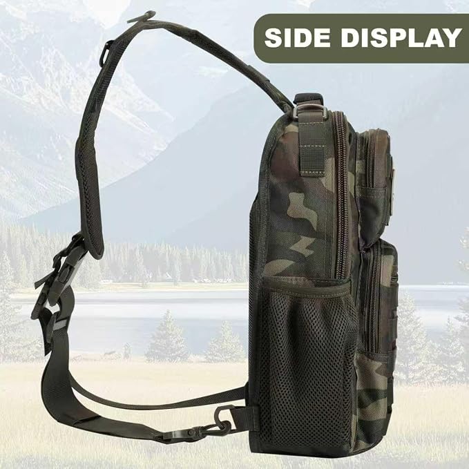 Rover Sling Pack Tactical Shoulder Sling Bag Backpack - Image 6