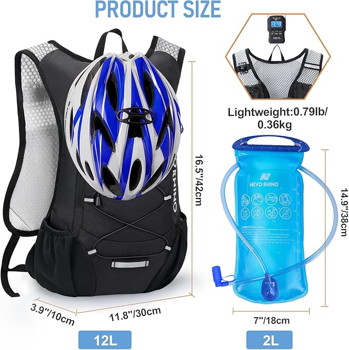 Lightweight Hydration Backpack, Running Backpack - Image 5