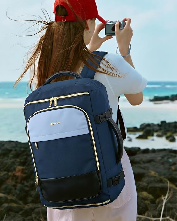 LOVEVOOK 40L Travel Backpack Carry on Flight Approved, Personal Item Bag - Image 2