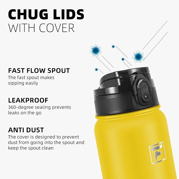 Fanhaw 20 oz Insulated Stainless Steel Water Bottle - Image 4