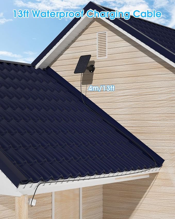 5W Solar Panel Compatible with Blink Outdoor 4/Outdoor 2K+ Camera, Solar Panel - Image 7