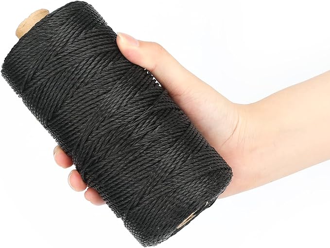 KINGLAKE 426 Feet Nylon Twine #36 Black Nylon String 2mm - Image 4