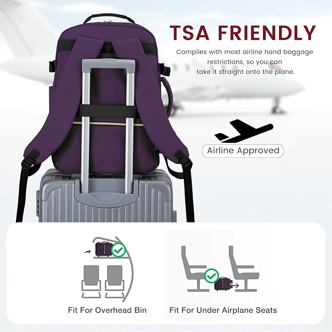 LOVEVOOK 50L Large Travel Backpack - Image 3