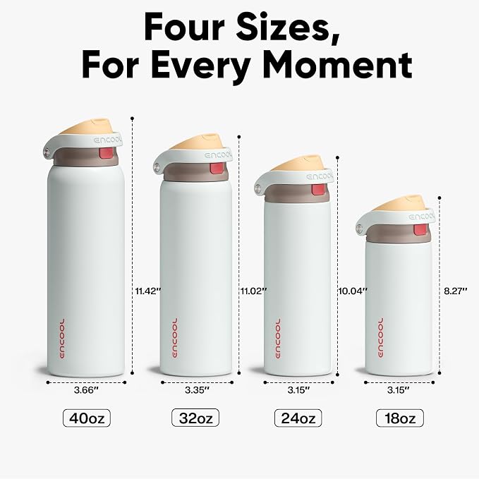 ENCOOL Leakproof Insulated Water Bottle - Image 9