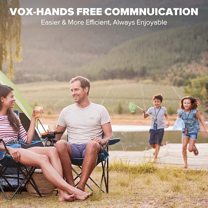 Wishouse Walkie Talkies for Adults Long Range-Rechargeable 4 Pack 2 Way Radios - Image 5