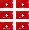 QCWN 6 Pack Empty First Aid Bag Mini Medical Kit Pouch Small Travel Emergency by QCWN