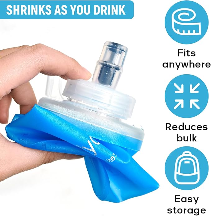 Soft Flask 700ML, TPU Collapsible Soft Water Bottle - Image 4
