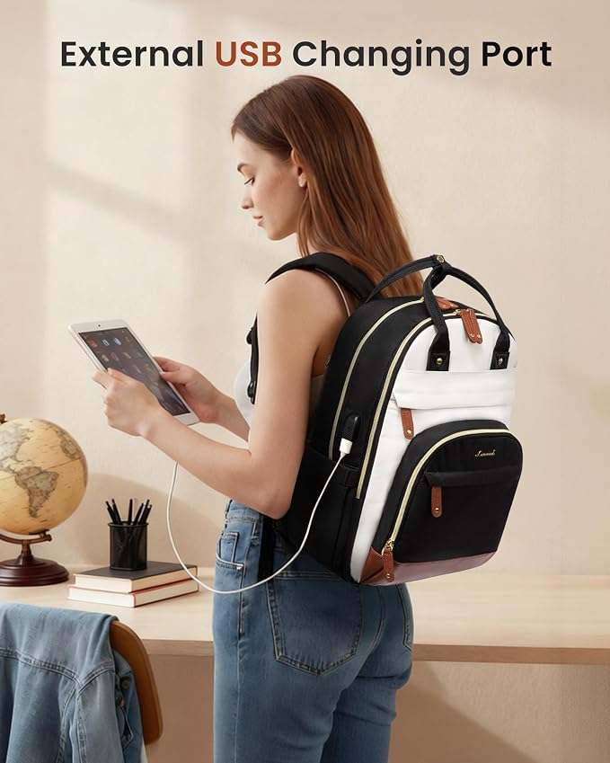 LOVEVOOK Backpack for Women, Laptop Backpack Women, Fits 17 Inch Laptop Bag - Image 3