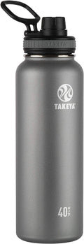Takeya Originals 40 oz Vacuum Insulated Stainless Steel Water Bottle by Takeya
